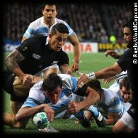 QF4 New Zealand v Argentina Julio Farias Cabello try